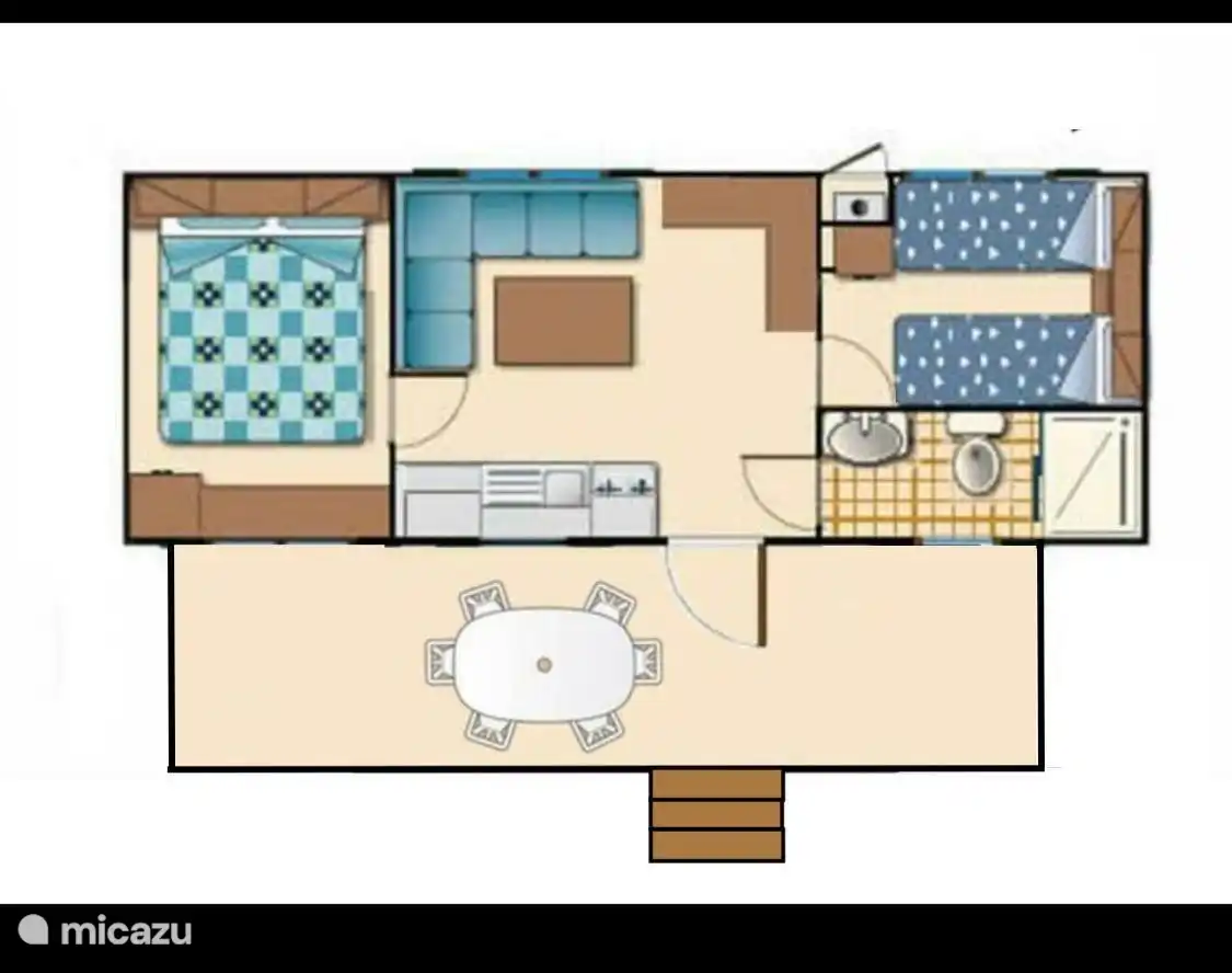 Der Grundriss von Casa Rossa