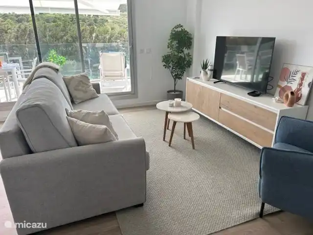 Serenity Collection huren in Spanje, Costa del Sol, Estepona - appartement Zitgedeelte, tevens slaapbank