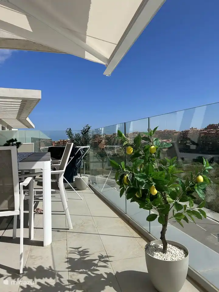 Blick auf die Terrasse