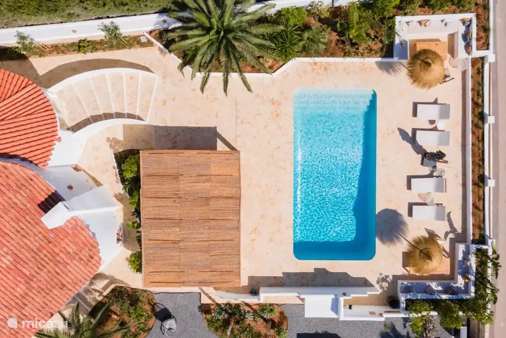 Vogelperspektive auf die Villa Mozart