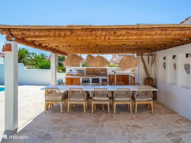 Villa Mozart en España, Costa Blanca, Jávea - villa Amplia cocina exterior