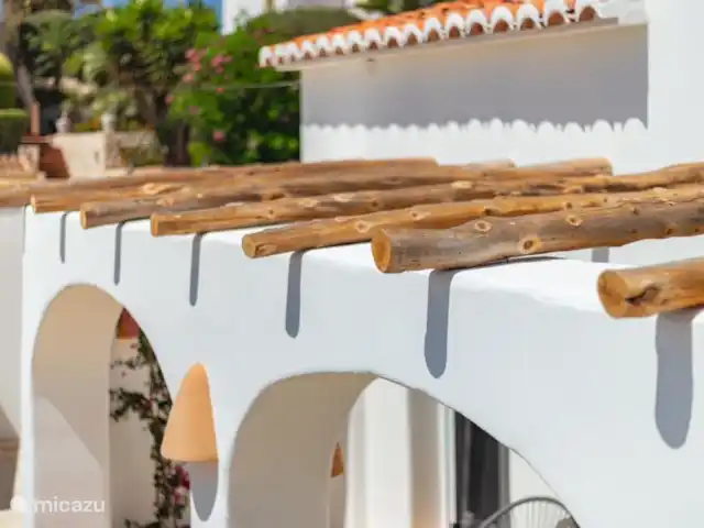 Villa Mozart en España, Costa Blanca, Jávea - villa Terraza al costado de la casa