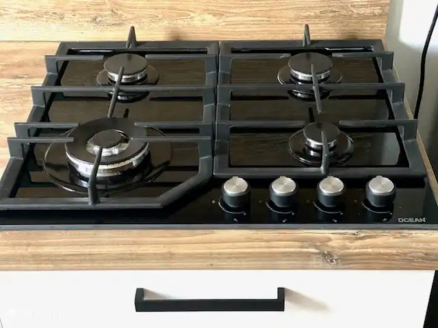 studio en Curazao, Banda Arriba (este), Seru Coral – Estudio Tiki Bar Seru Coral Resort Estufa de gas de cuatro hornallas