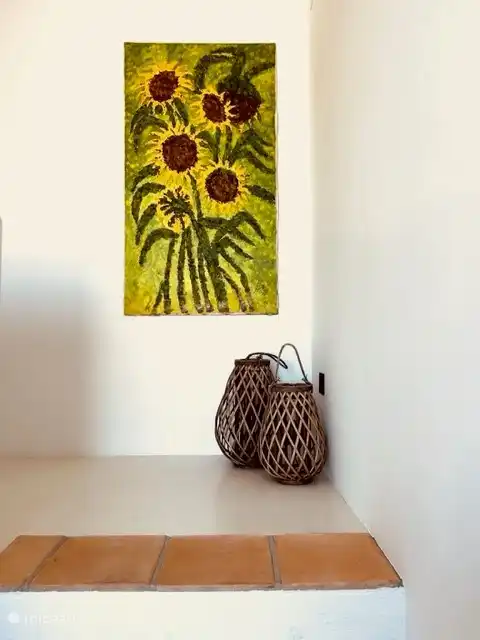 Art above the stairs