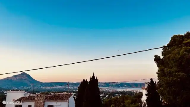 View of the Montgo from the front of the house