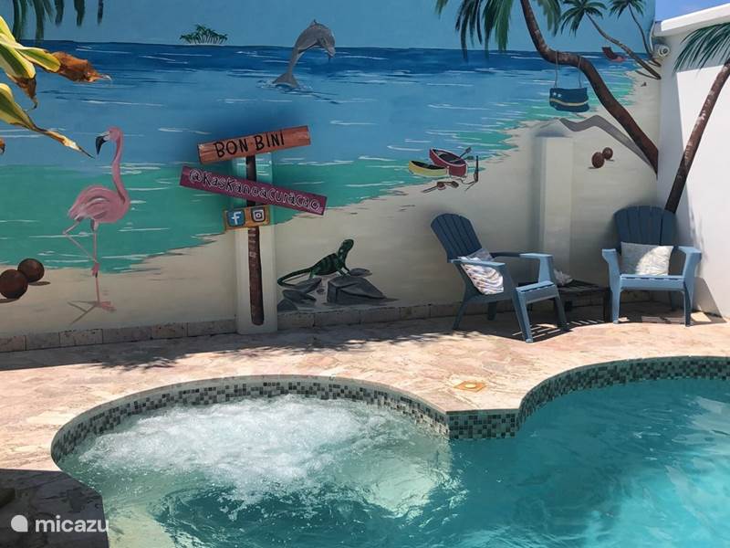 Vakantiehuis Curaçao, Curacao-Midden, Willemstad Appartement Kas Kanoa Flamingo