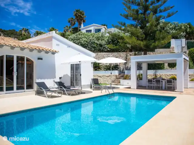 Villa Alegria Moraira huren in Spanje, Costa Blanca, Benissa - villa Het privé zwembad