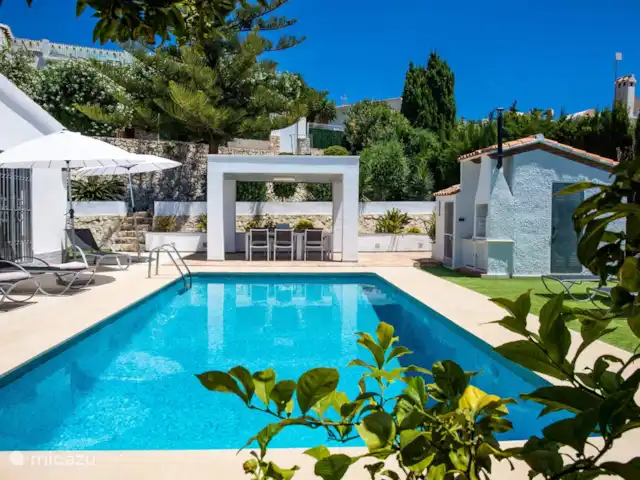 Villa Alegria Moraira huren in Spanje, Costa Blanca, Benissa - villa Het privé zwembad