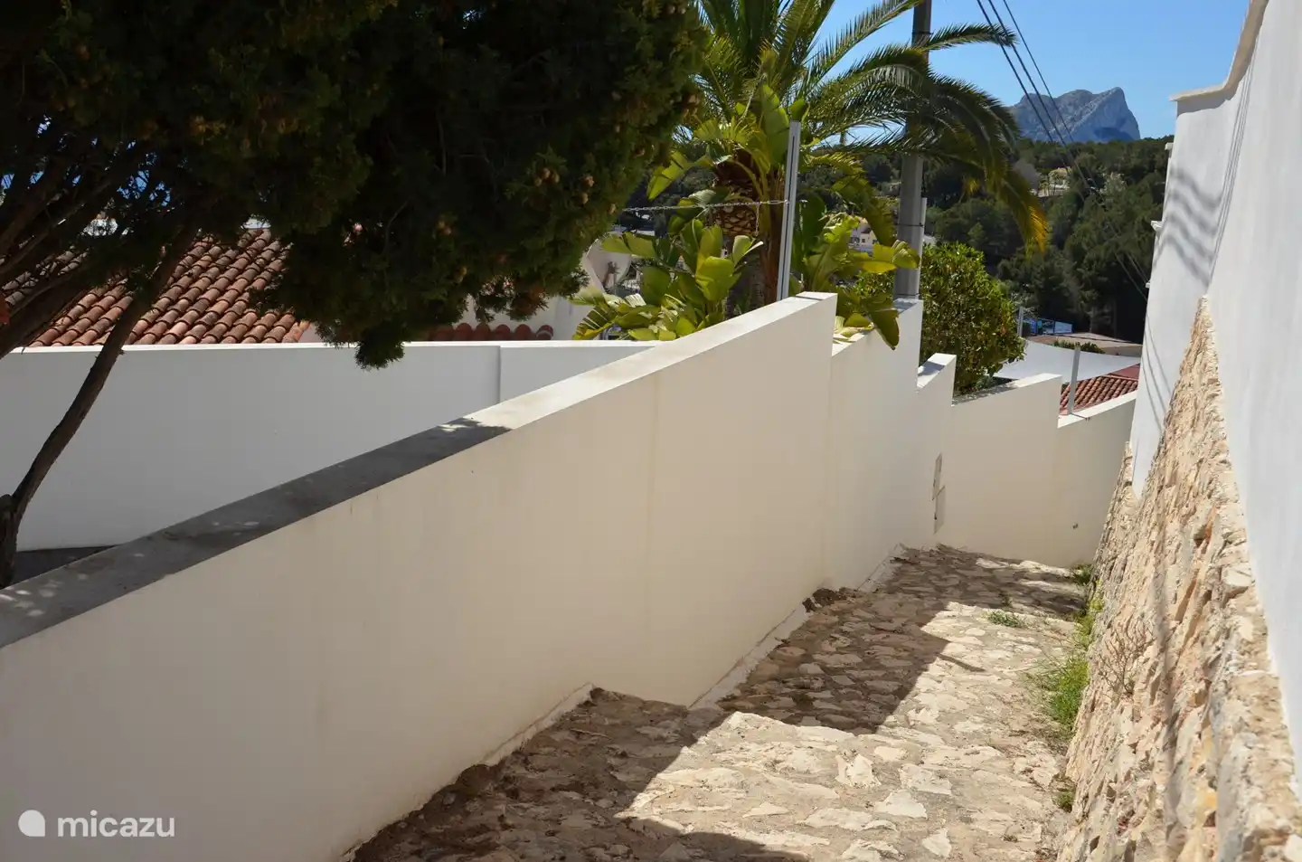 Treppen entlang Ihres Ferienhauses