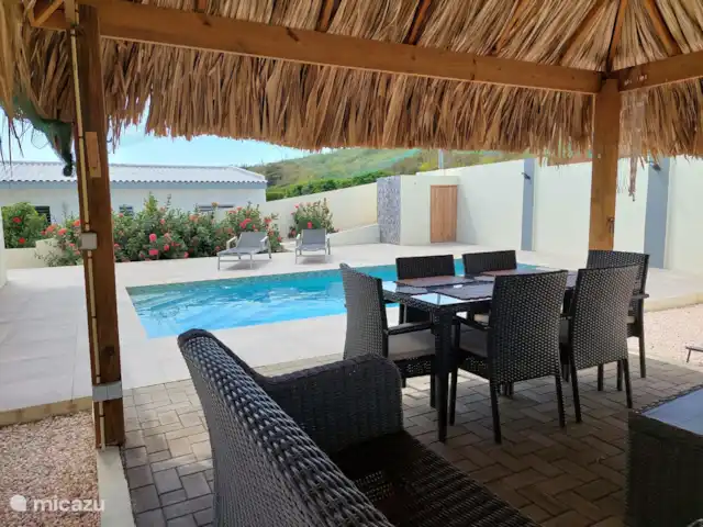 Villa Vida Felice en Curazao, Bandabou (oeste), Grote Berg - casa vacacional Palappa