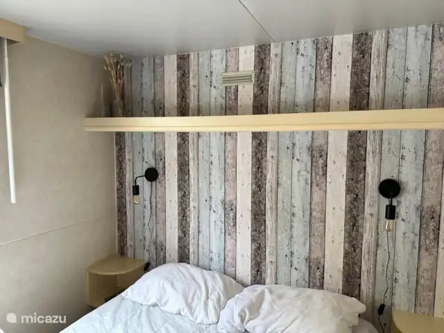 Casa Rossa XIV - avec climatisation et véranda | Italie, Toscane, Viareggio - mobil-home La chambre avec lit double.