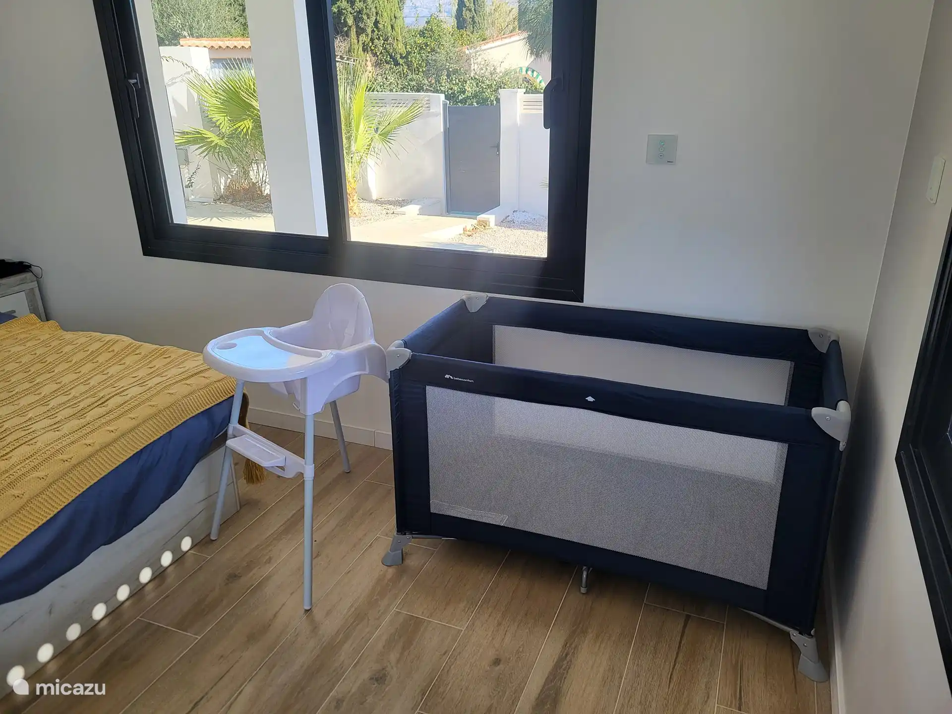 Baby bed &amp; high chair available