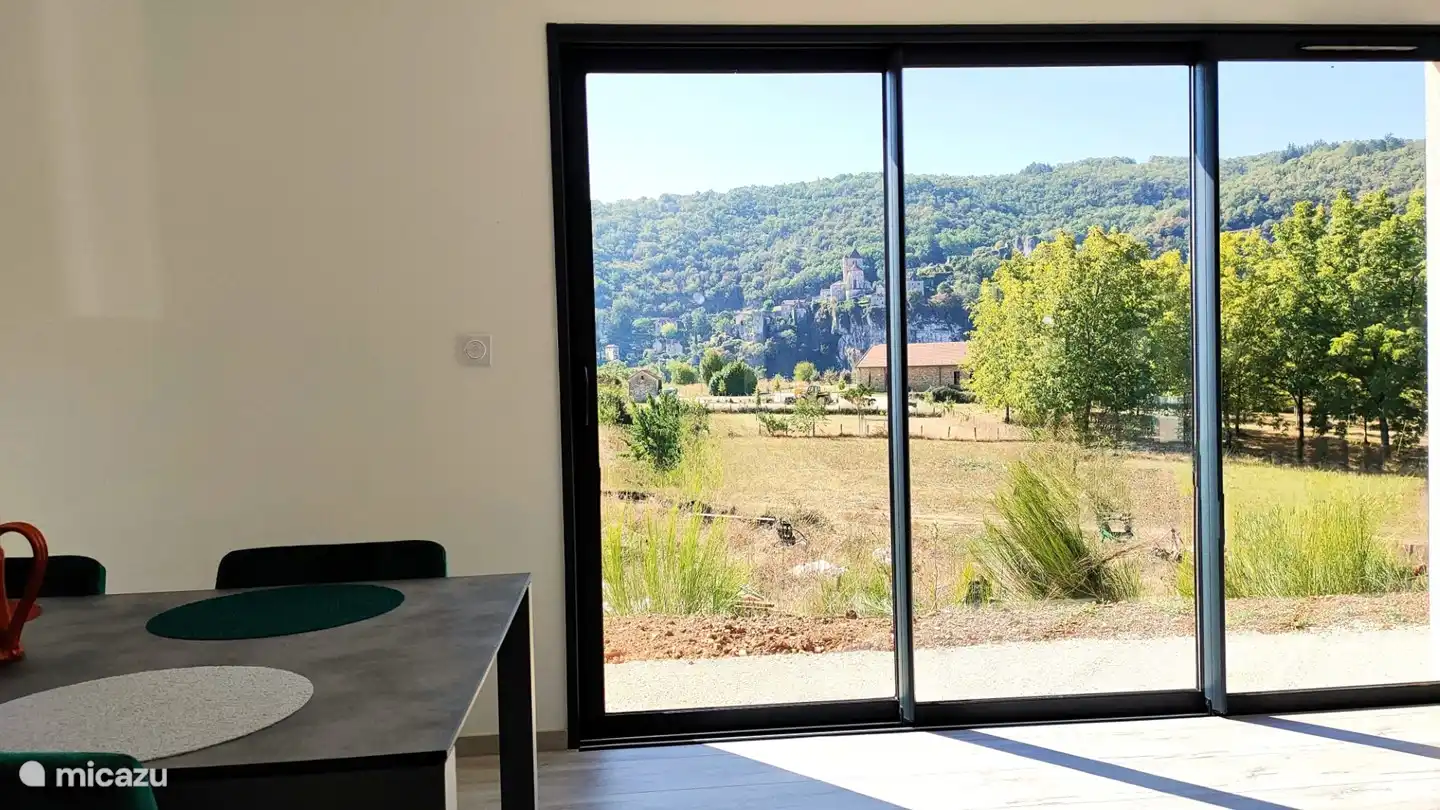 Schöne Aussicht vom Wohnzimmer