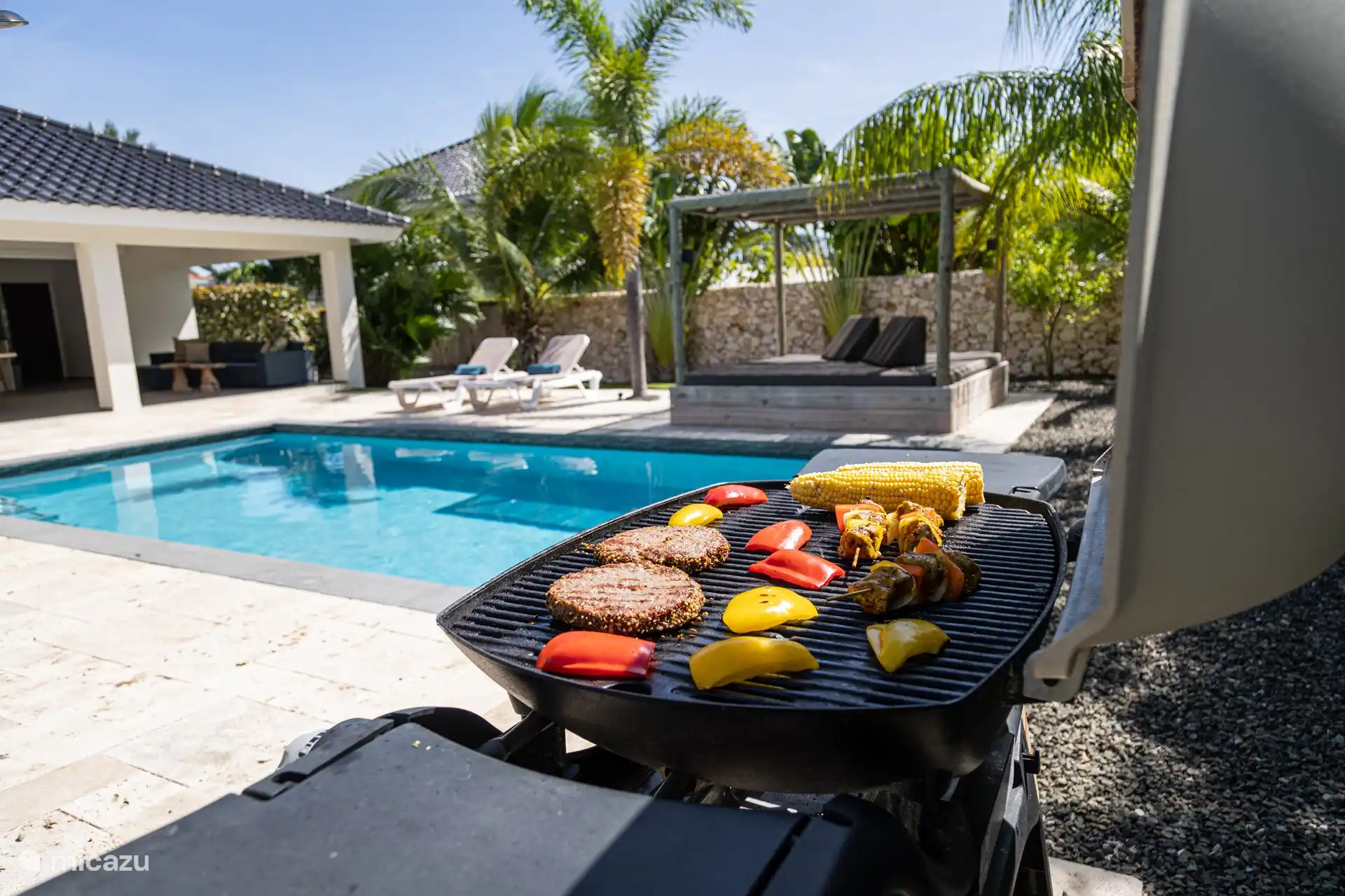 The Weber gas BBQ for a delicious barbecue!