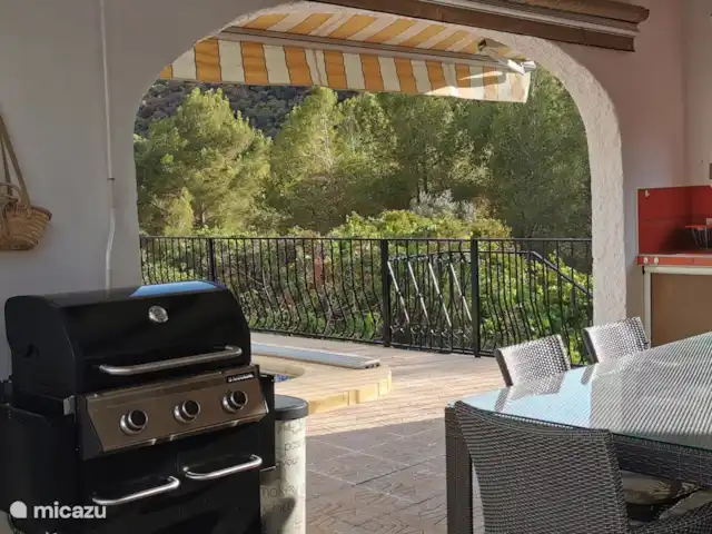 Casa Mar y Sol en España, Costa Blanca, Moraira - villa Cocina exterior cubierta