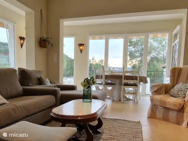 Casa Mar y Sol en España, Costa Blanca, Moraira - villa Salón con mucha luz