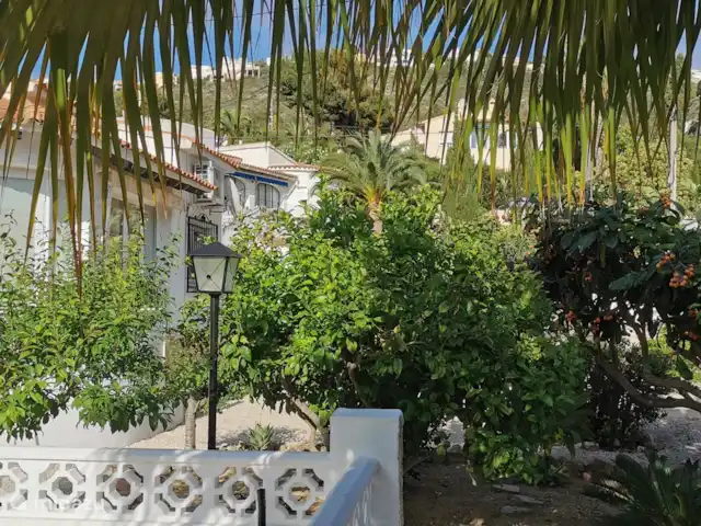 Casa Mar y Sol en España, Costa Blanca, Moraira - villa Bonito jardín verde con árboles frutales