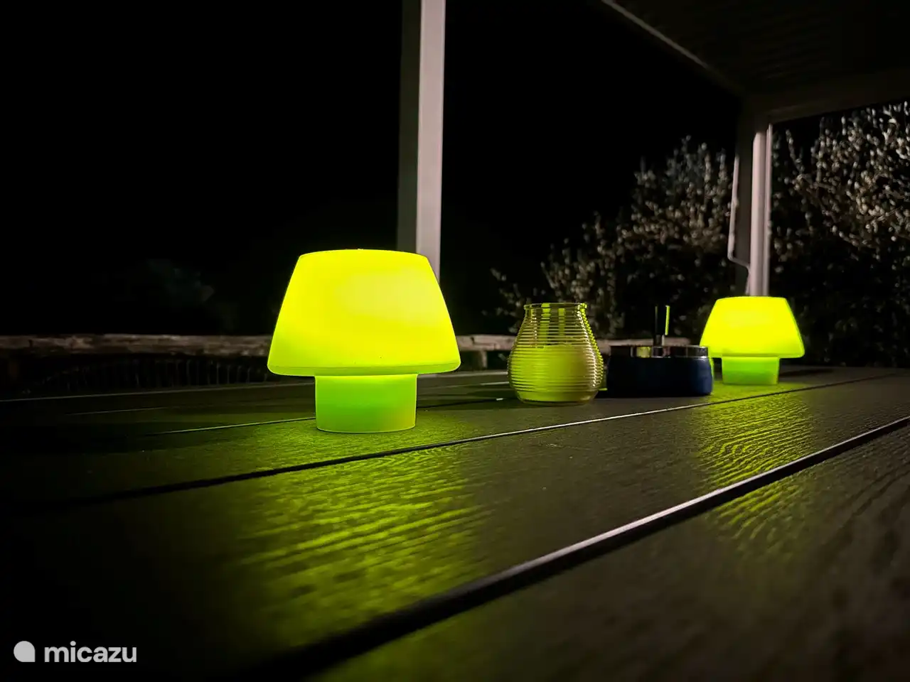 Nachts auf der Veranda