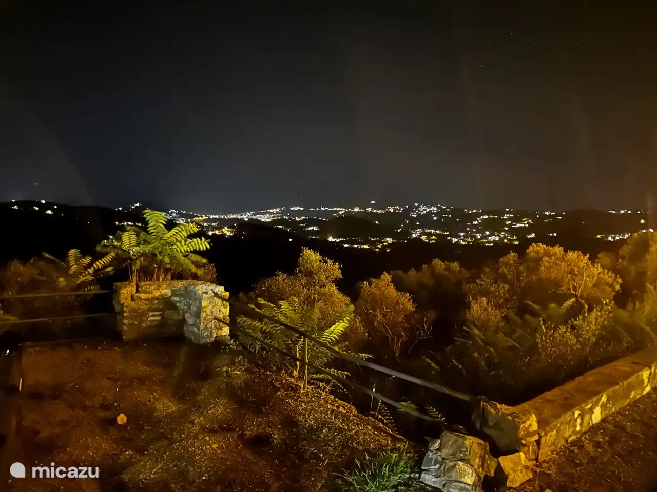 Die schöne Aussicht im Mondlicht