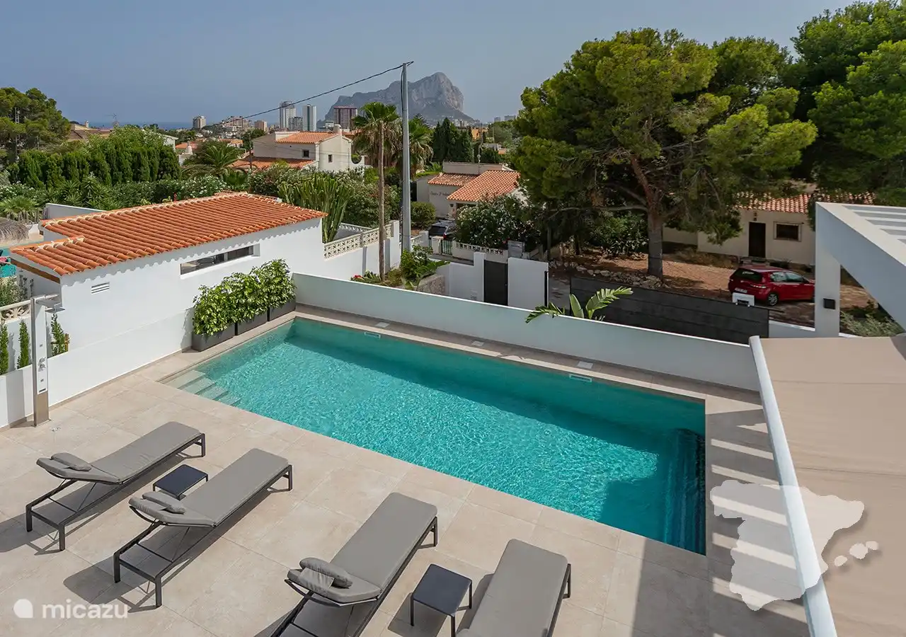 View towards Calpe - Drone shot