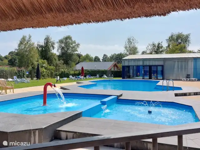 Huuske de Gramsberg en Países Bajos, Overijssel, Gramsbergen - casa vacacional Piscina al aire libre