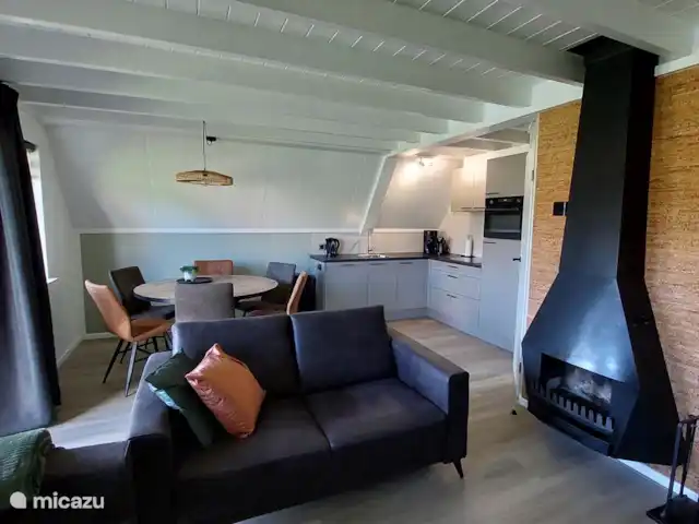 Huuske de Gramsberg en Países Bajos, Overijssel, Gramsbergen - casa vacacional Vista general desde el salón