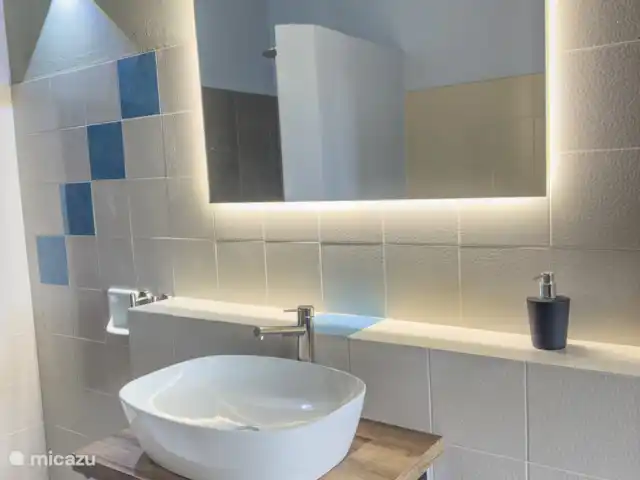 Biamics en Italia, Piamonte, Mombercelli - casa vacacional baño en la planta baja