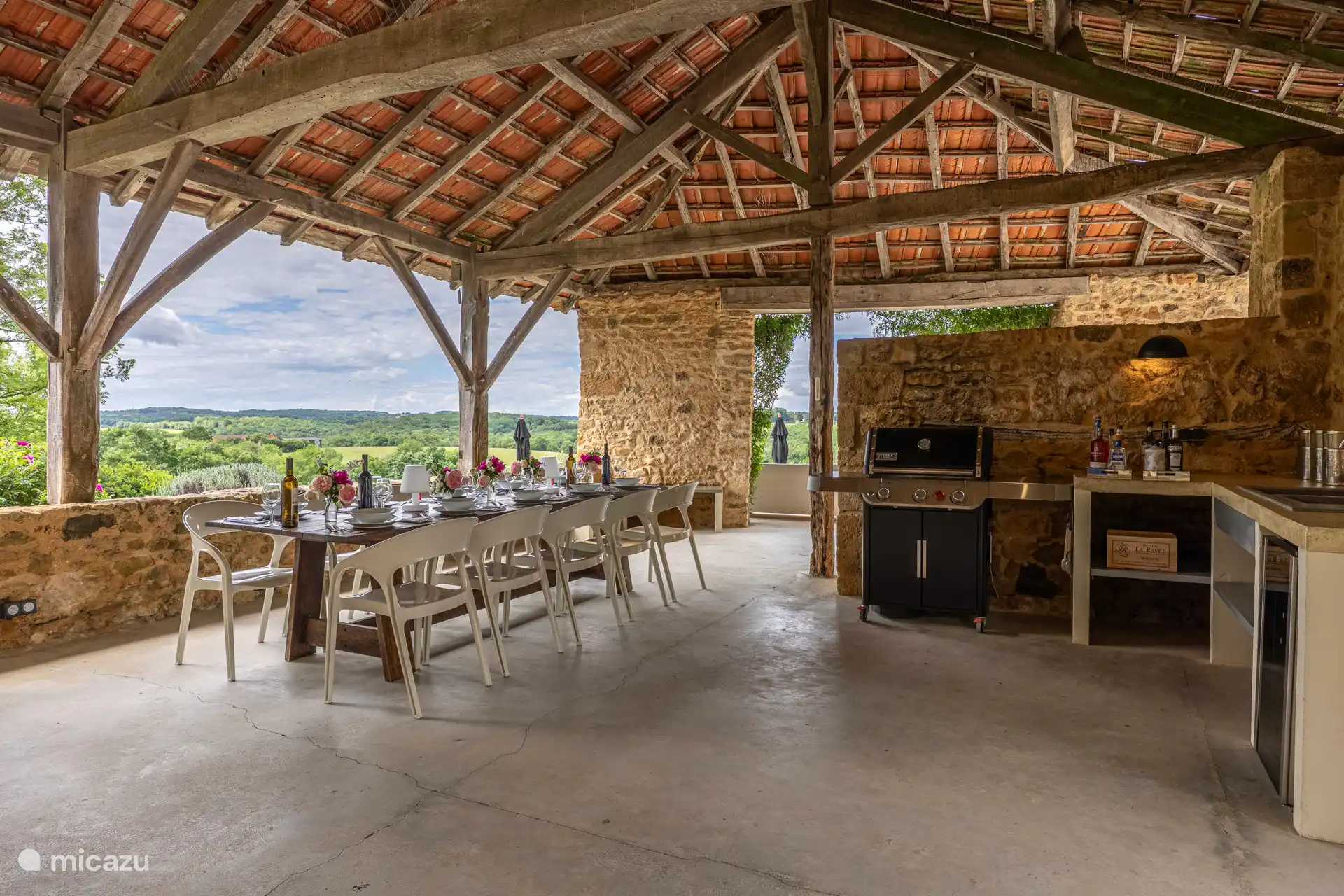 The summer kitchen