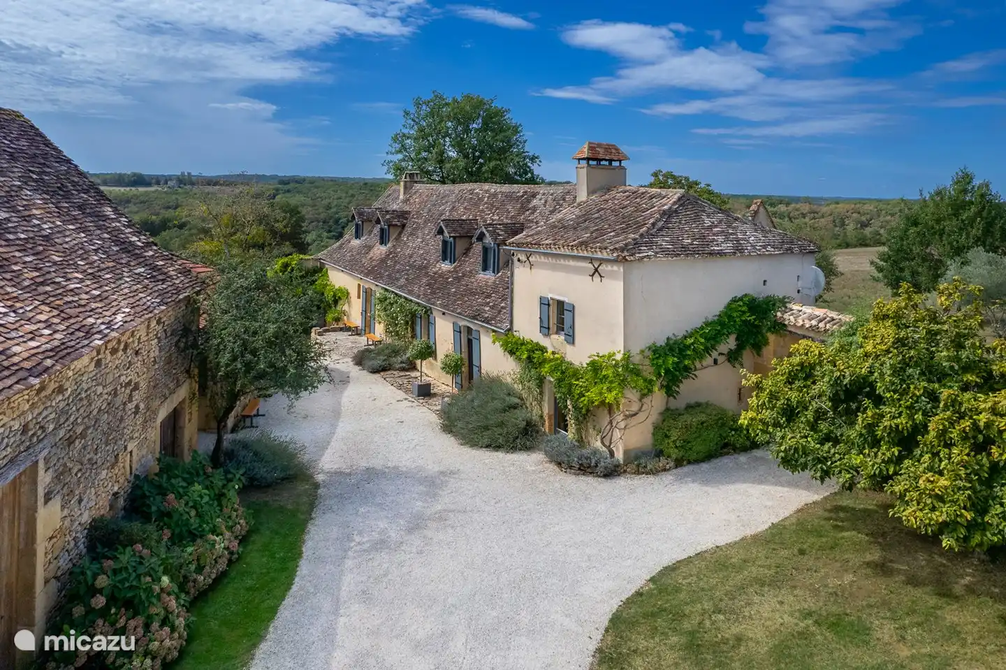 Le Mas in Frankreich, Dordogne, Sainte-Croix - bauernhof