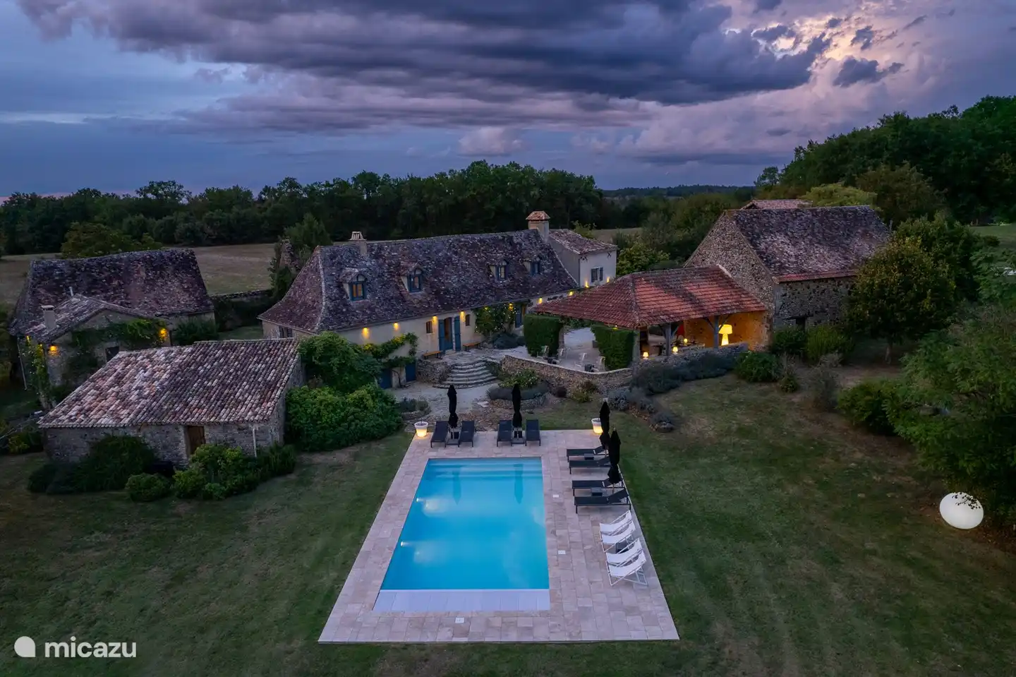 Le Mas und das private Schwimmbad