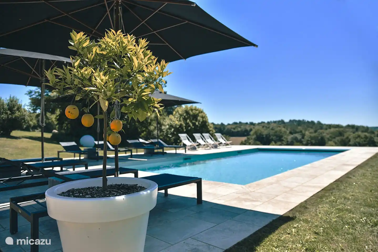 Das beheizte Schwimmbad