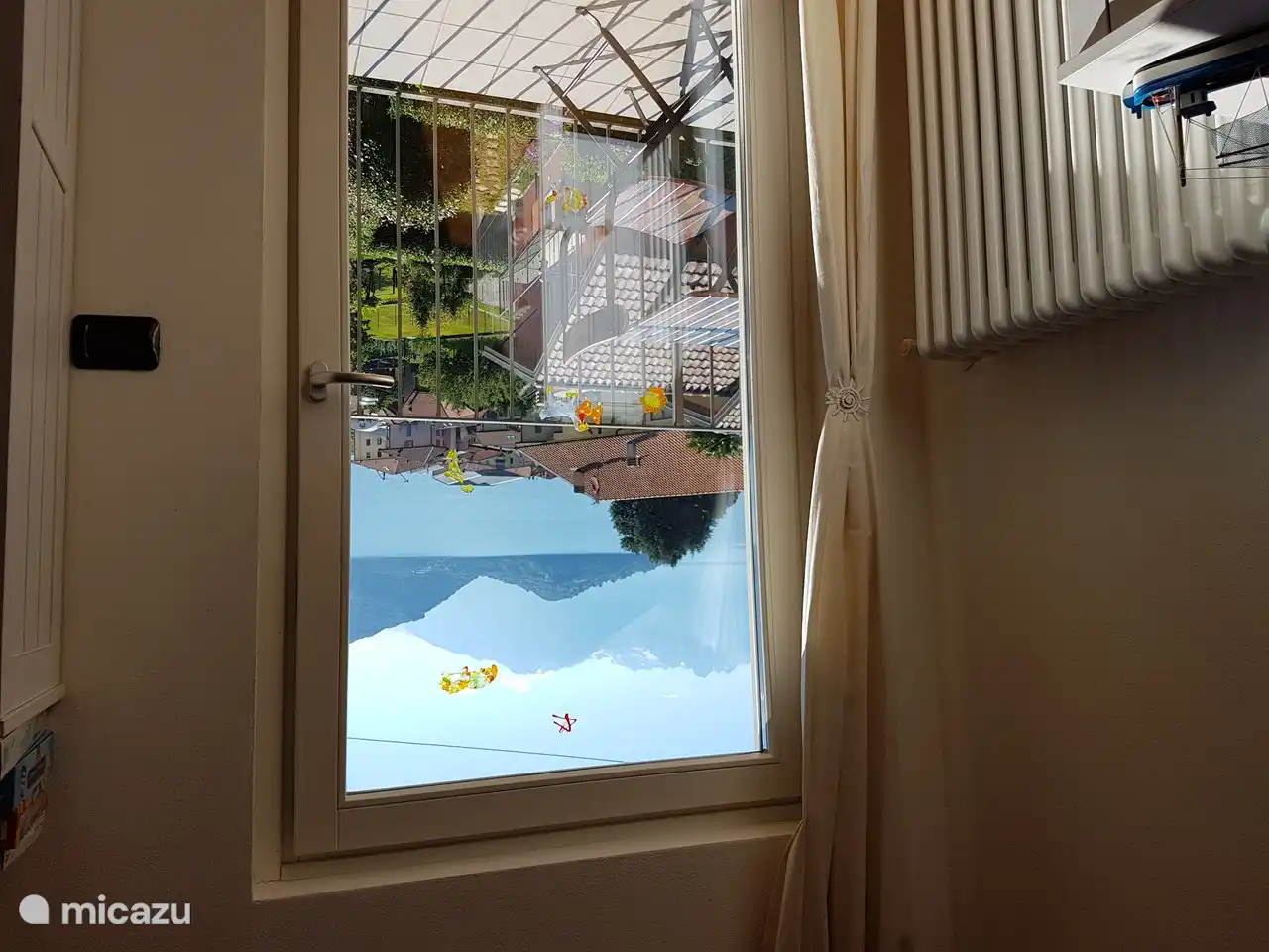 Blick vom Schlafzimmer