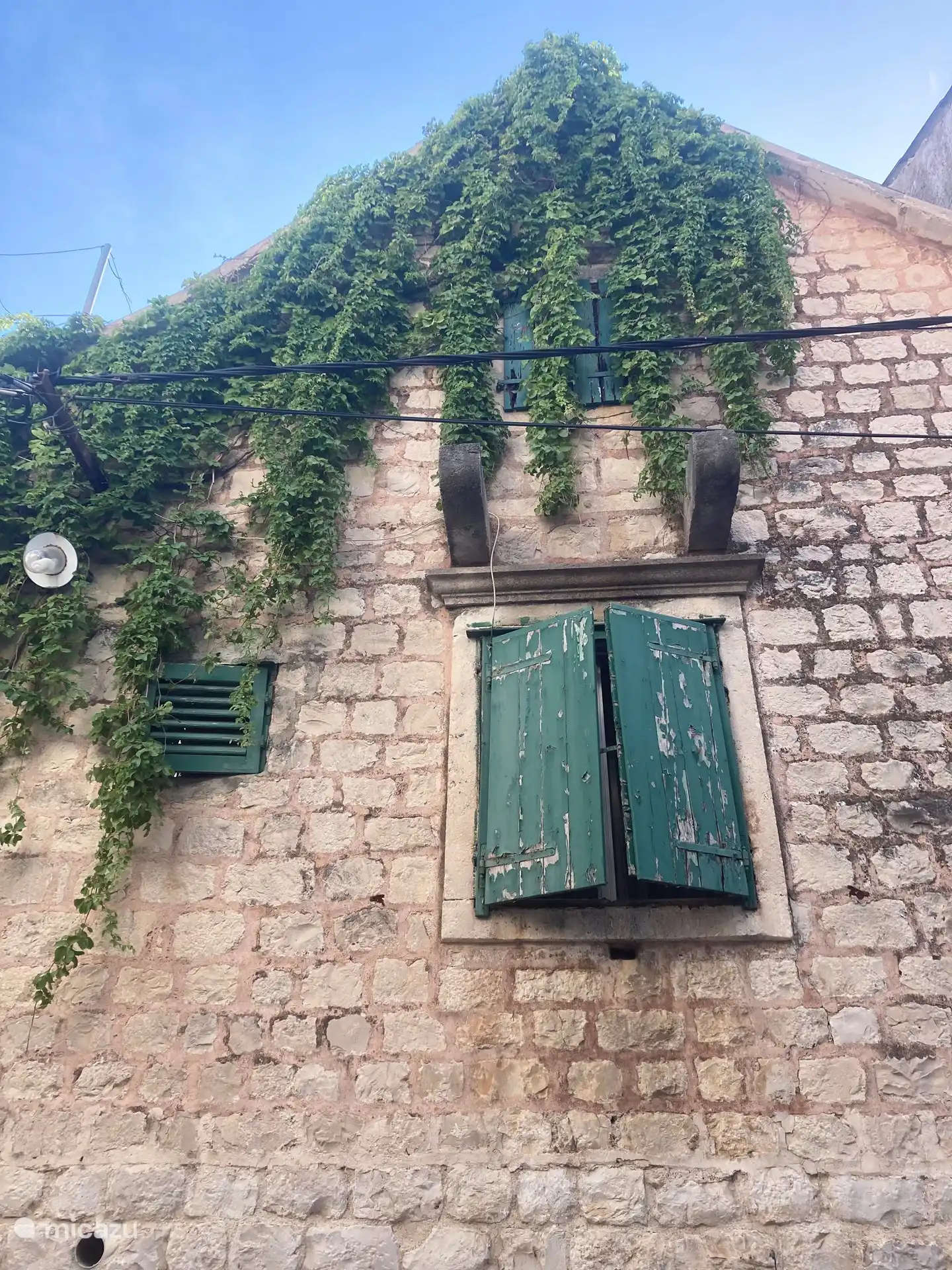 Typische alte kroatische Häuser