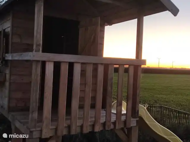 Ferme Manoir Exloermond | Pays-Bas, Drenthe, Deuxième Exloërmond - ferme Maison d'enfants avec toboggan