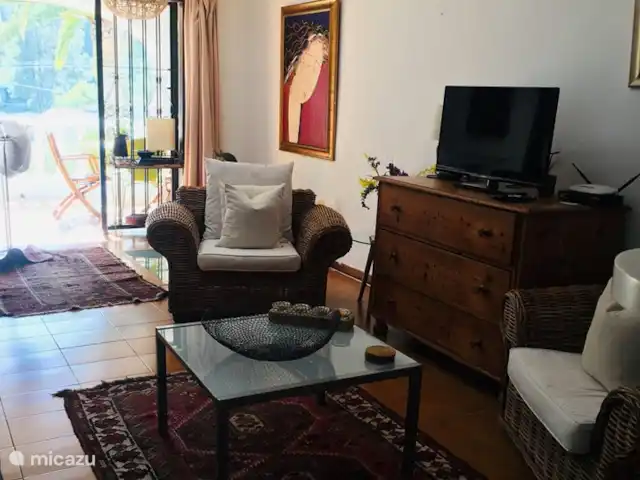 appartement huren in Spanje, Costa Blanca, Moraira – Rustige omgeving Woonkamer