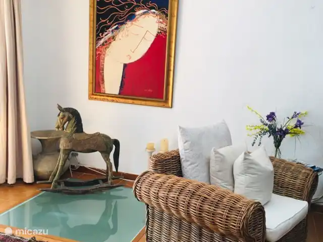 appartement huren in Spanje, Costa Blanca, Moraira – Rustige omgeving Woonkamer