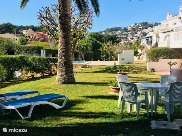 appartement huren in Spanje, Costa Blanca, Moraira – Rustige omgeving Tuin