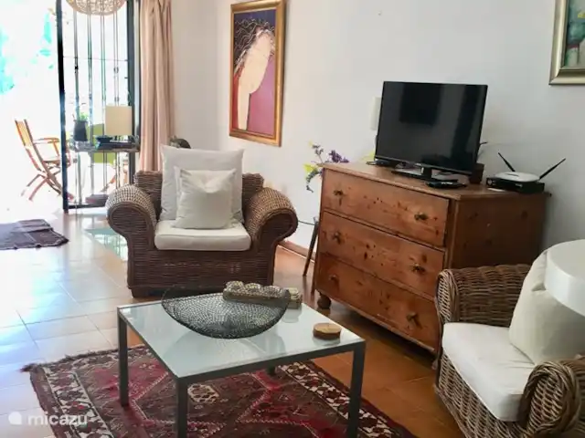 appartement huren in Spanje, Costa Blanca, Moraira – Rustige omgeving Woonkamer