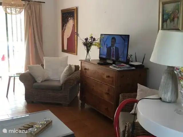 appartement huren in Spanje, Costa Blanca, Moraira – Rustige omgeving Woonkamer