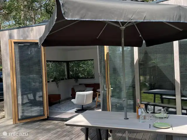 Maison de vacances Holt à Norg | Pays-Bas, Drenthe, Norg - maison de vacances Portes-fenêtres donnant sur la terrasse