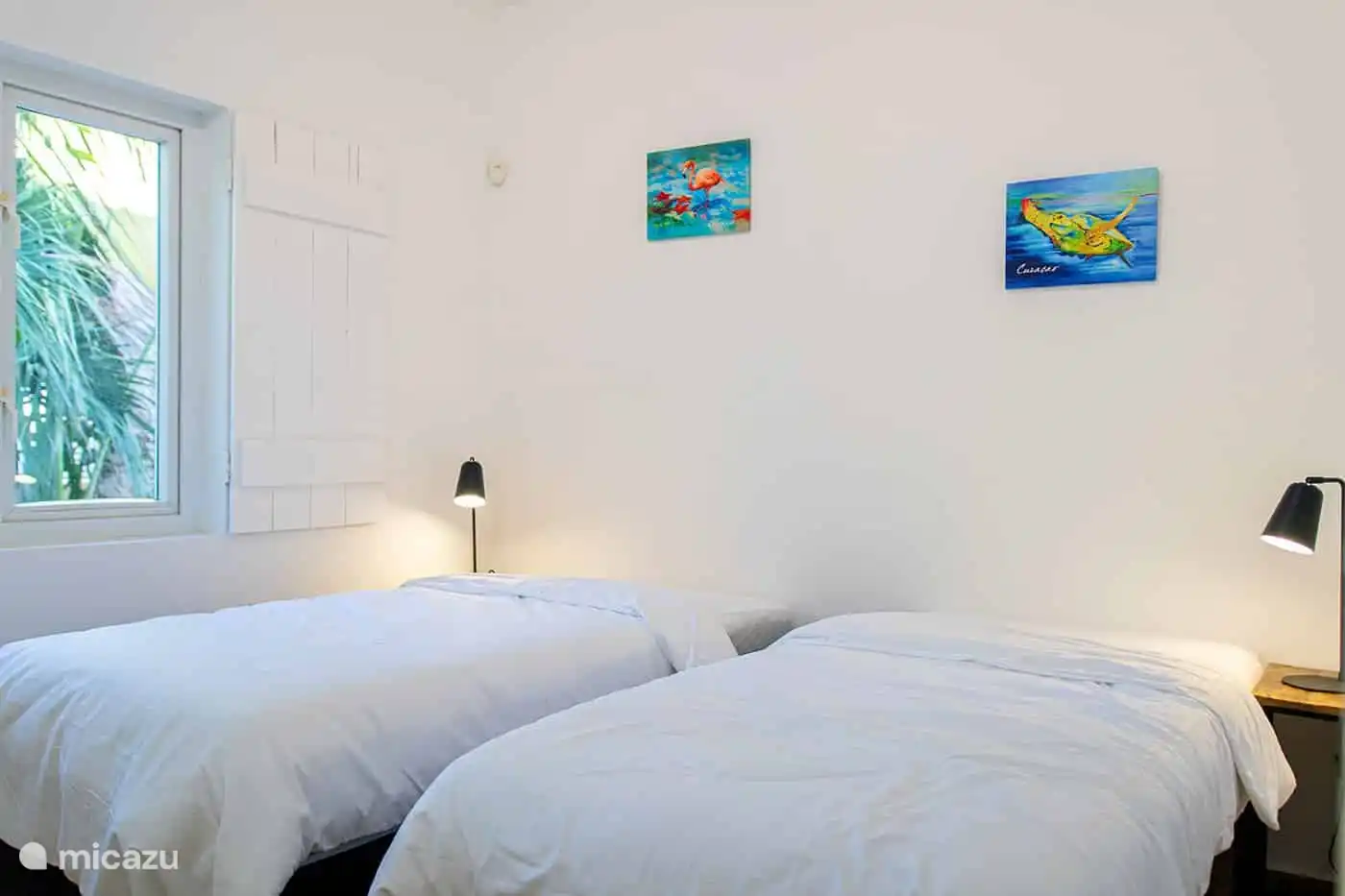 El tercer dormitorio tiene dos camas individuales.