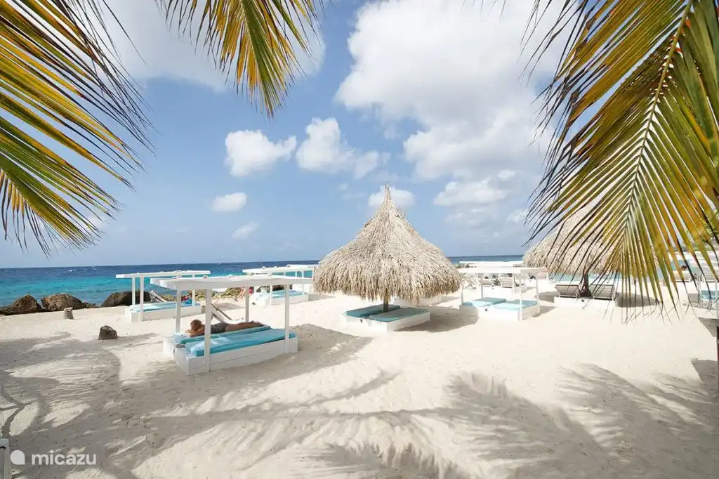 La popular playa de Jan Thiel está a sólo unos minutos en coche.