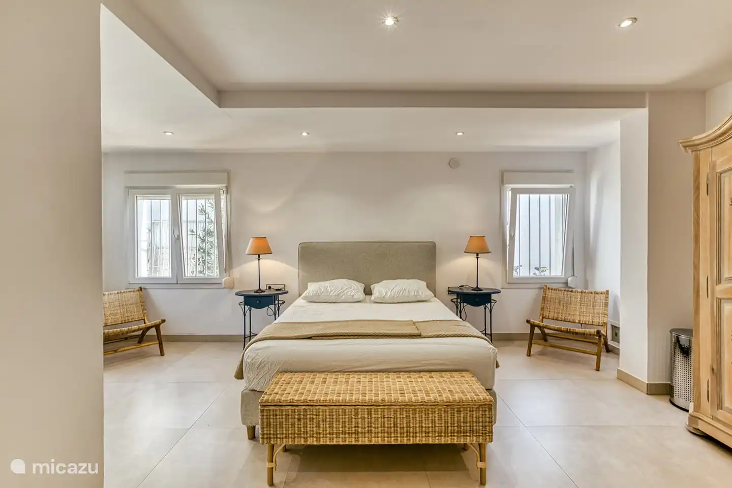 Master slaapkamer op de begane grond