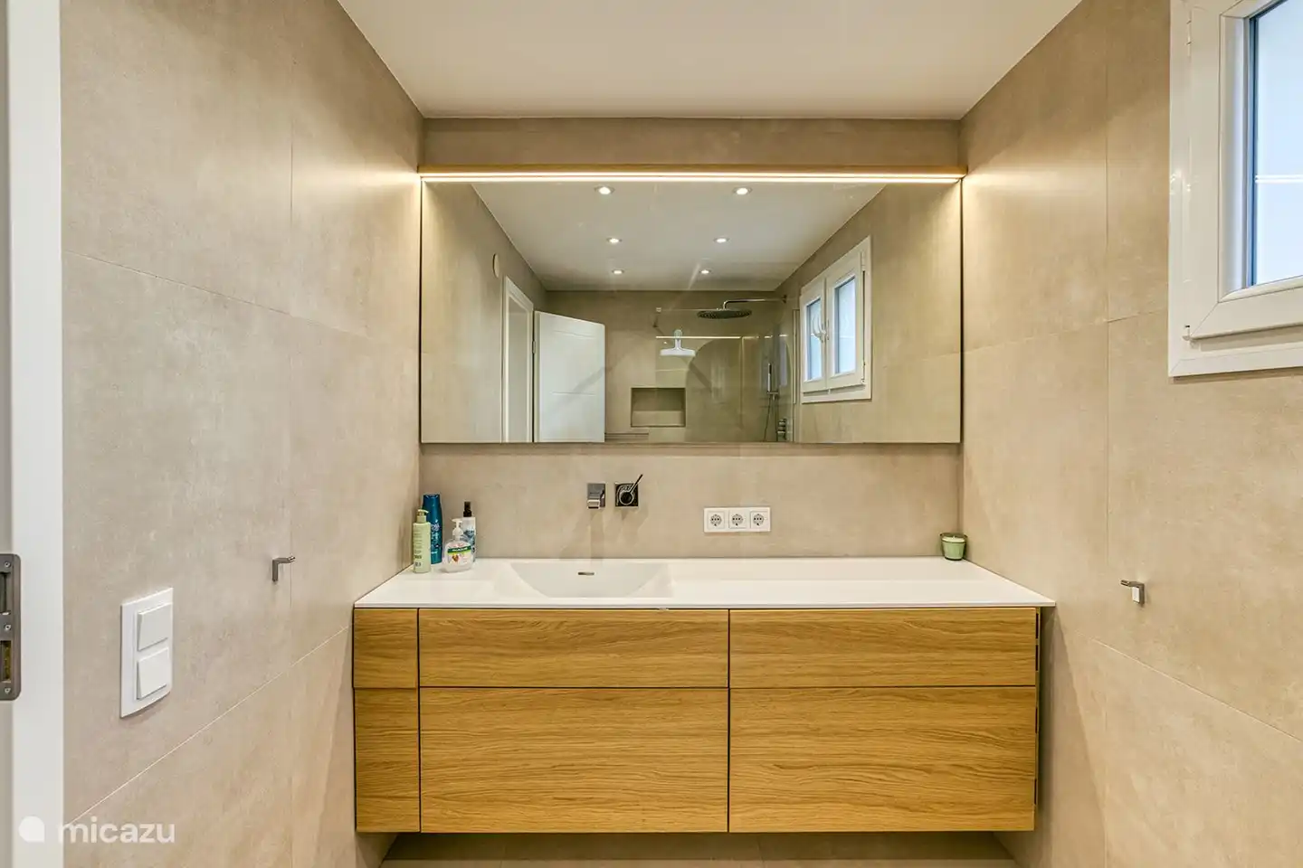 badkamer met designwastafel