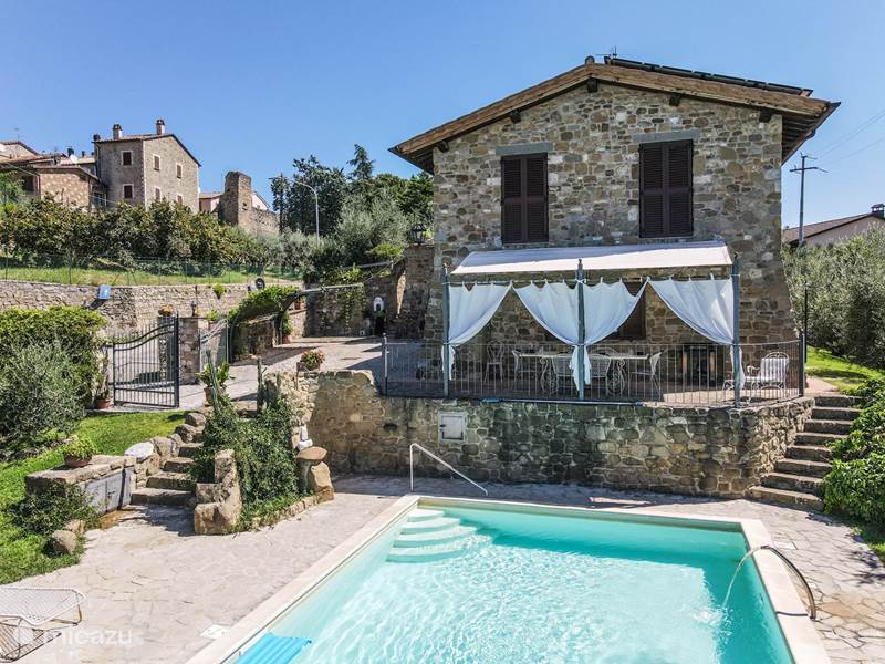 Vakantiehuis Italië, Umbrië, Castelleone Villa Todi - huis met privé zwembad