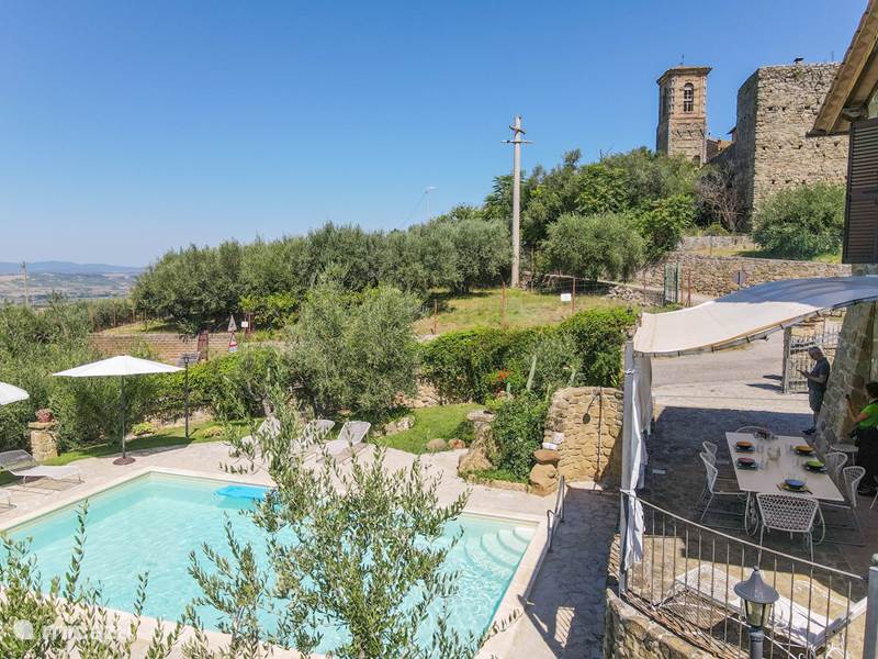 Casa vacacional Italia, Umbría, Castelleone Villa Todi - casa con piscina privada