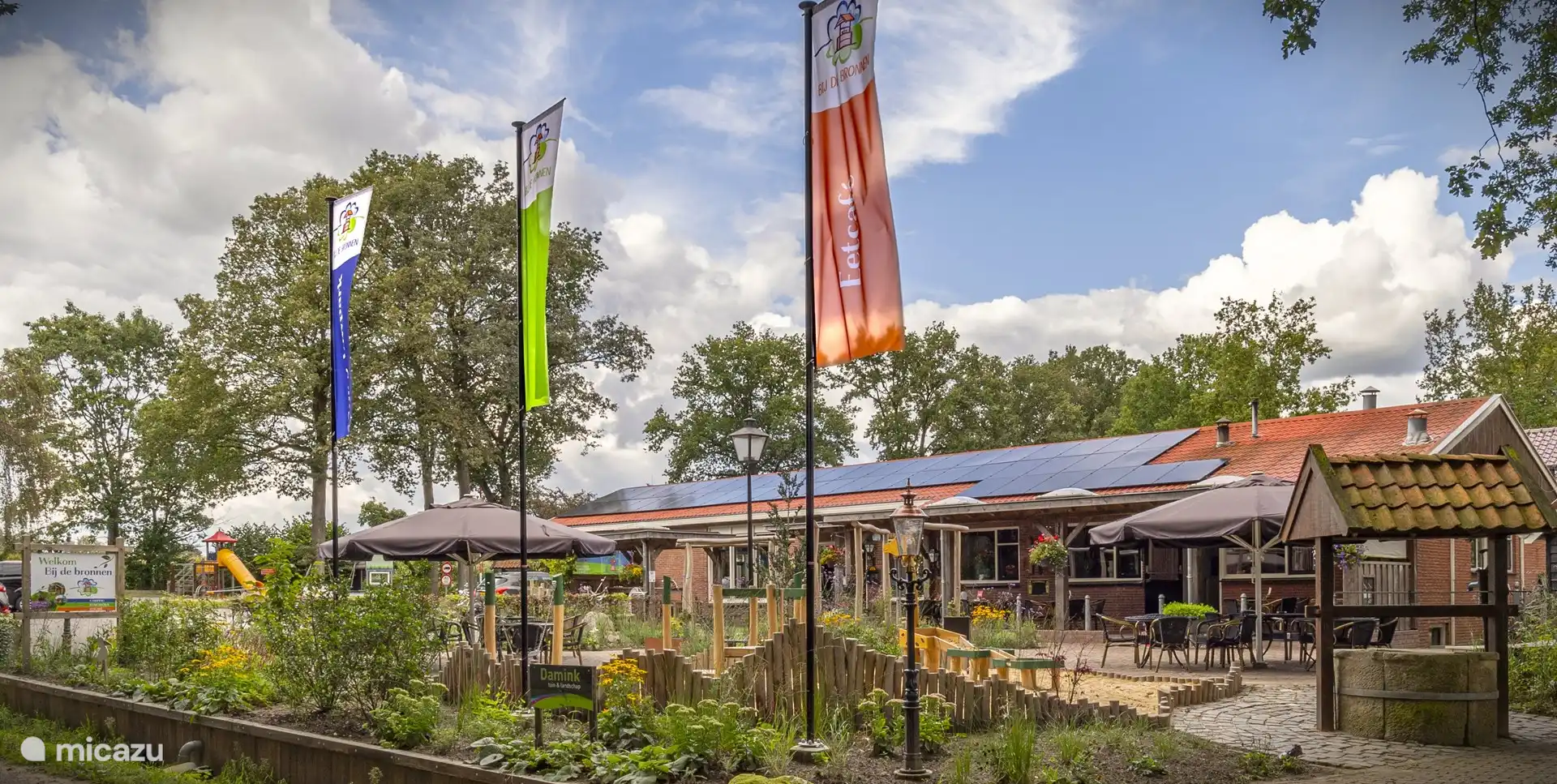 Terrasse an den Quellen