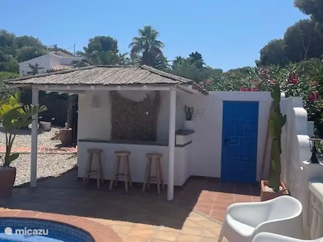Casa Vista Lejana en España, Costa Blanca, Jávea - villa Acogedor bar al aire libre junto a la piscina