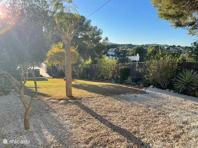 Casa Vista Lejana en España, Costa Blanca, Jávea - villa jardín lateral/trasero con vista