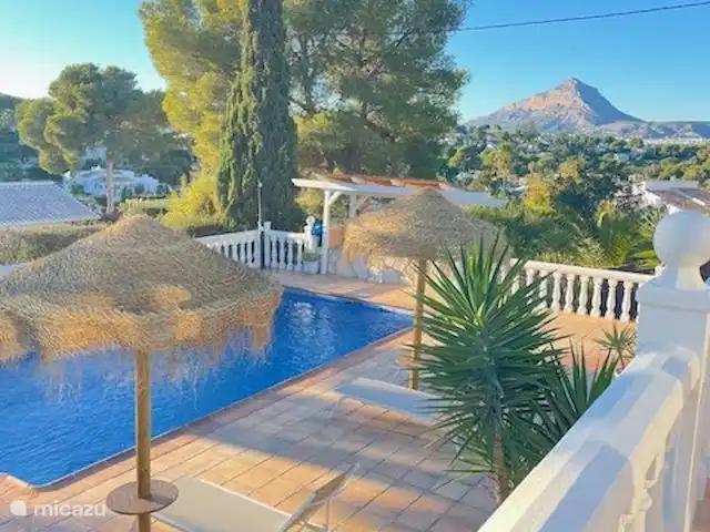 Casa Vista Lejana en España, Costa Blanca, Jávea - villa vista desde la terraza Naya